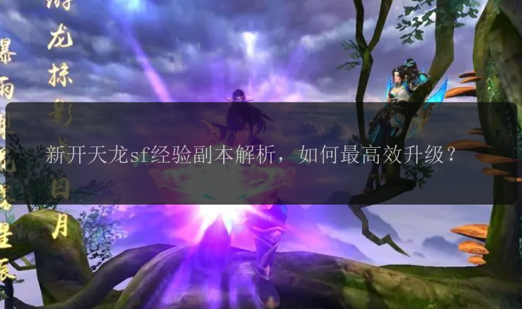 新开天龙sf经验副本解析，如何最高效升级？